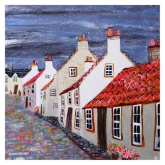 Image of Red Roofs And Cobbled Streets Culross by Nikki Monaghan